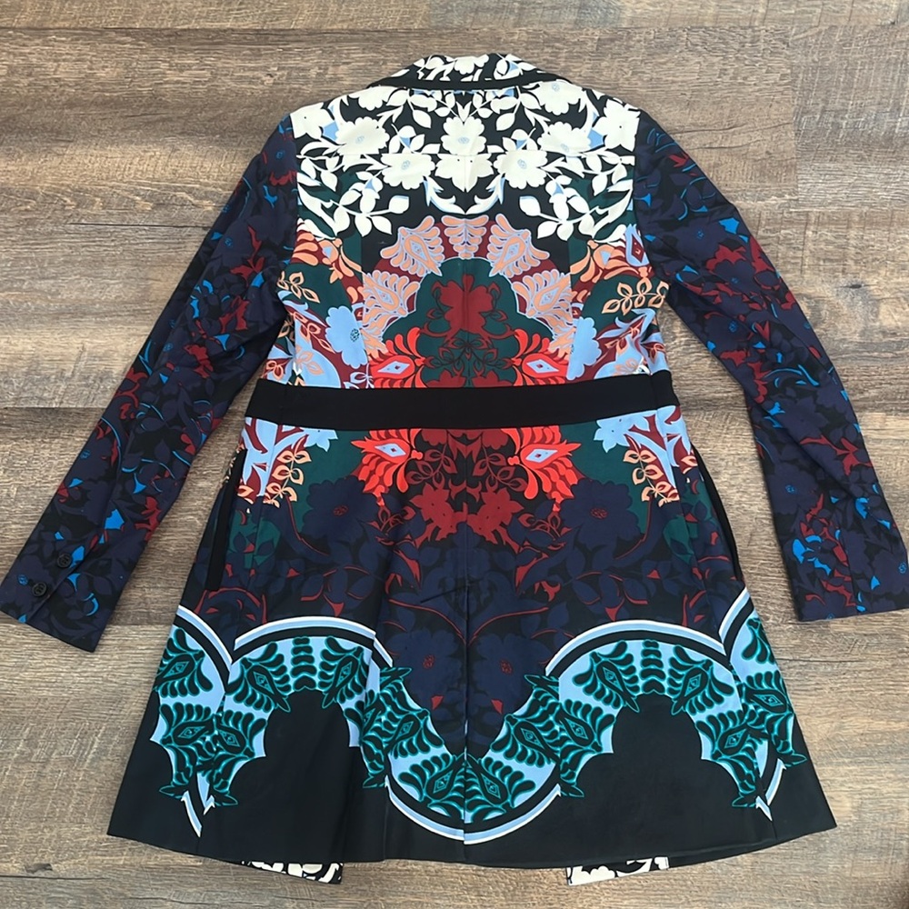Elevenses Blue and Red Blazer Elegant Style - Picture 3 of 10